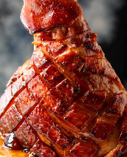 Brown Sugar Mustard Glazed Ham