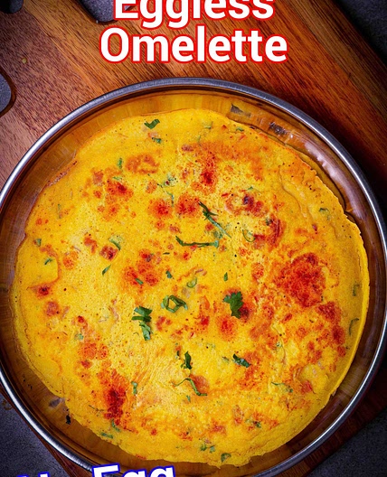 Eggless Omelette Recipe | Vegetable Omelette