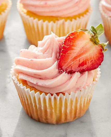 Strawberry Lemon Cupcakes