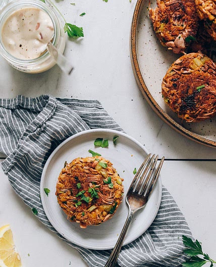 Easy Vegan "Crab" Cakes (GF)