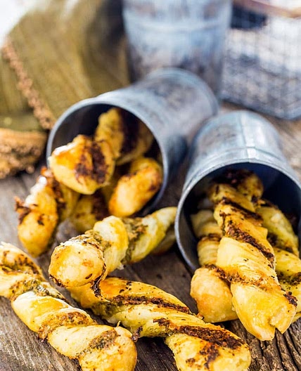 Parmesan Pesto Twists