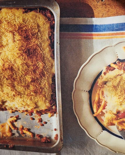 Cypriot pasta bake