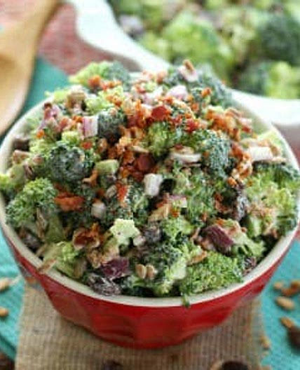 Skinny Broccoli Salad