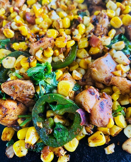 Blackstone Jalapeno Lime Chicken and Corn