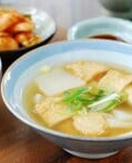 Eomuk Guk (Fish Cake Soup)