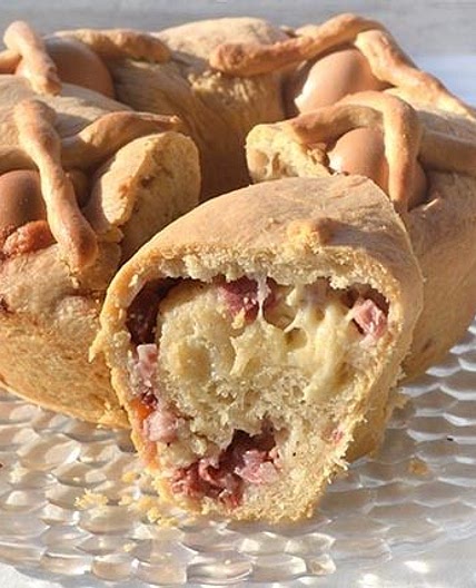 Casatiello con il lievito madre