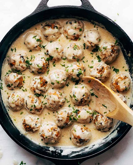 Vegetarian Swedish Meatballs