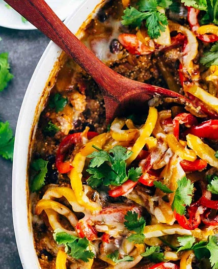 Easy Mexican Chicken Quinoa Casserole