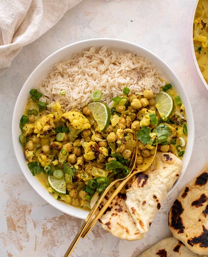 Cauliflower Chickpea Curry
