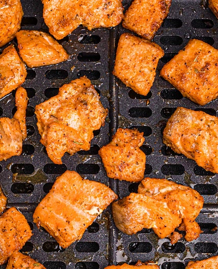 Air Fryer Blackened Salmon Bites