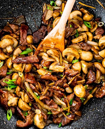 Beef Mushroom Stir Fry