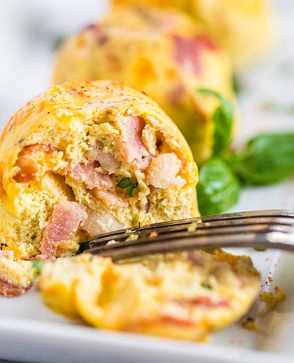 Instant Pot Bacon Cheddar Egg Bites (KETO)