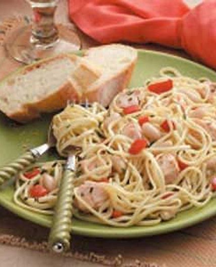 Tuscan Salmon Pasta