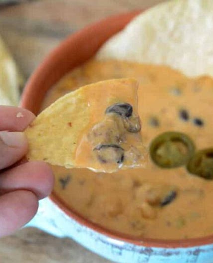 The World's Best Campfire Queso Dip