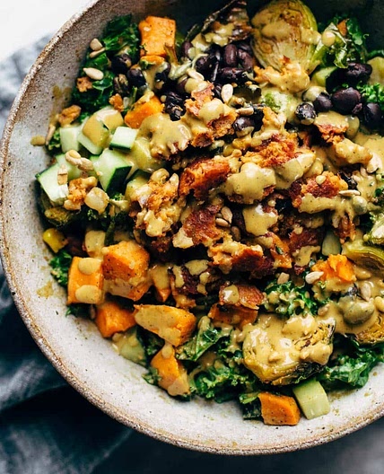 Kitchen Sink Sunflower Salad