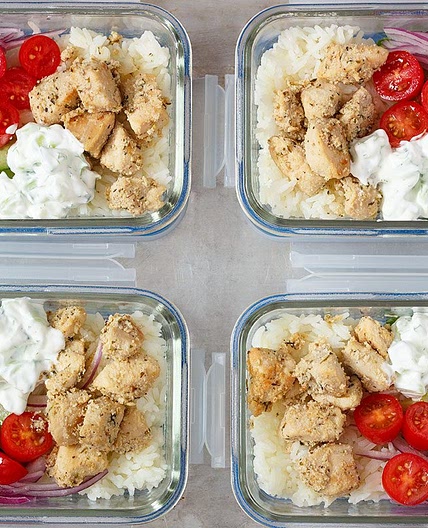 Greek Chicken Meal Prep Bowls