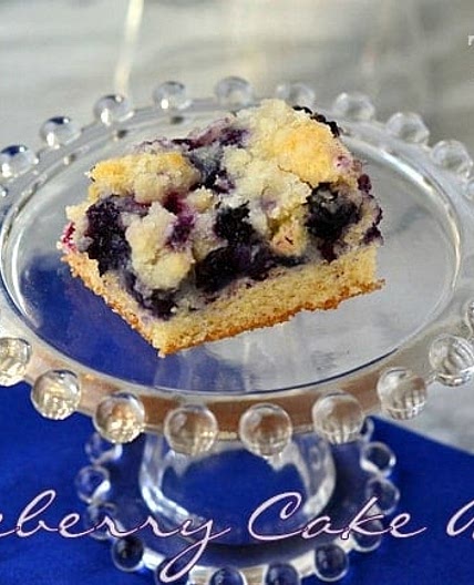 Blueberry Cake Bars