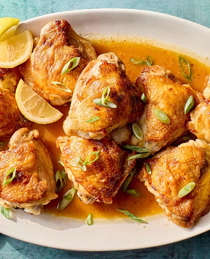 Lemon-Ginger Chicken Thighs