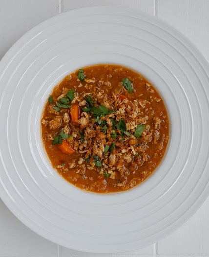34G Protein Tomato Lentil Soup