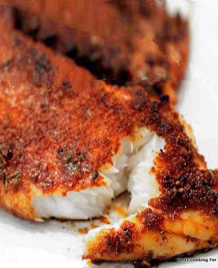 Oven Baked Blackened Tilapia