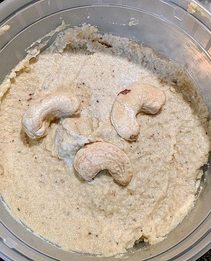 Dairy Free Cashew Ricotta Cheese
