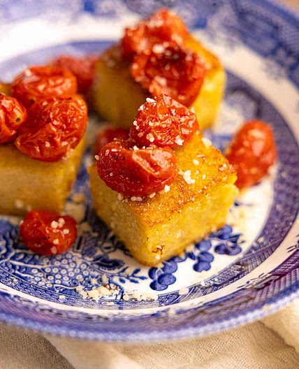 Fried Polenta Cakes