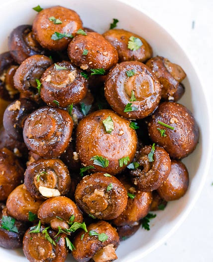 Roasted Garlic Butter Mushroom