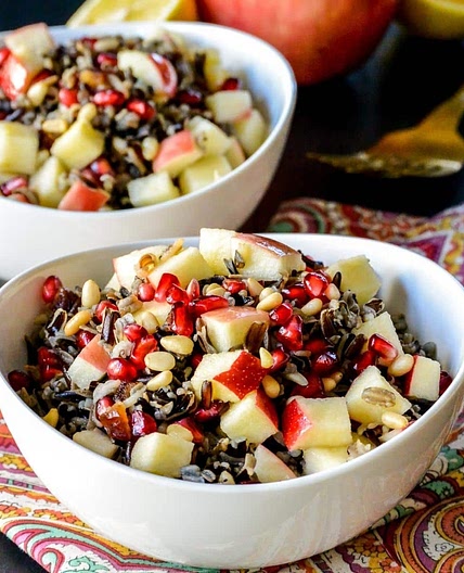 Wild Rice Salad with Apples