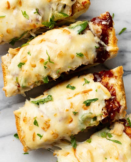 BBQ Chicken French Bread Pizza