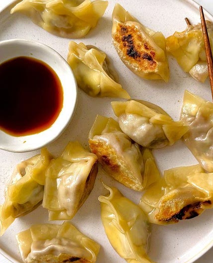 Cheese gyoza (dumpling) recipe