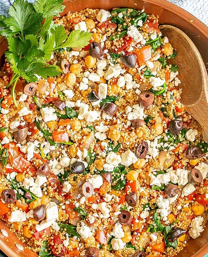 Mediterranean Quinoa Skillet