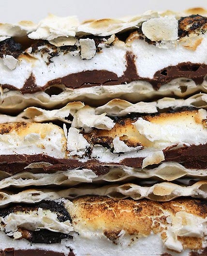 S'MORES MATZOS — COFFEE AND CHAMPAGNE