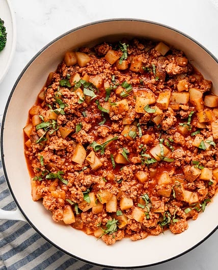 Ground Turkey and Potato Skillet