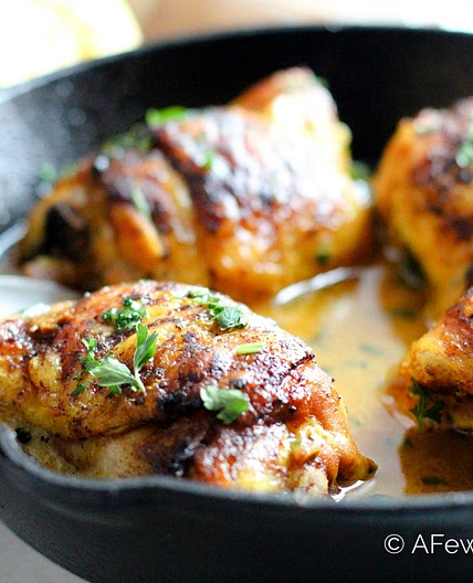 Lemon Turmeric Skillet Chicken