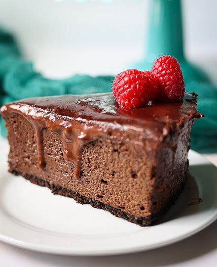 Chocolate Raspberry Cheesecake