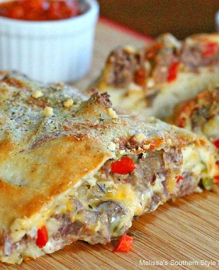 Pepper Steak Stromboli