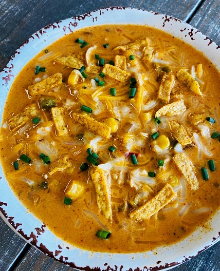 Slow Cooker Chicken Poblano Soup