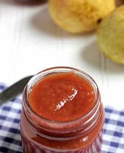 Spiced Crockpot Pear Butter Recipe