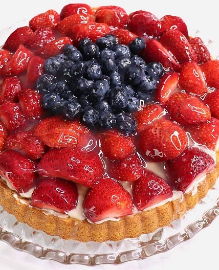 THE BEST GERMAN FRUIT FLAN (With Vanilla Custard Cream)