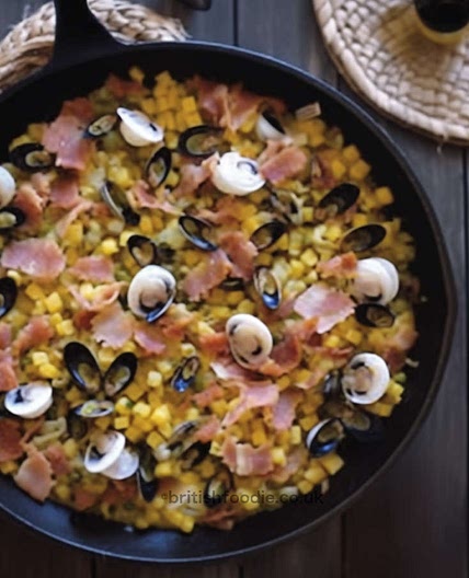 Welsh Laverbread and Cockles