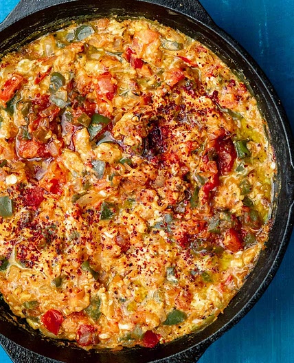 Menemen Recipe: Turkish Scrambled Eggs with Tomatoes