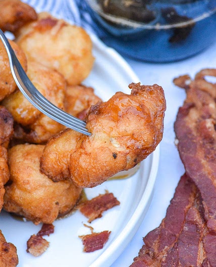 Pancake Battered Chicken Nuggets