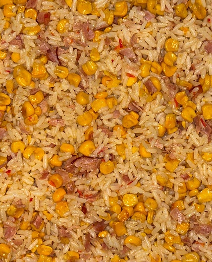 Arroz con Choclo y Jamon