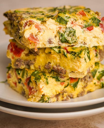 High protein egg casserole