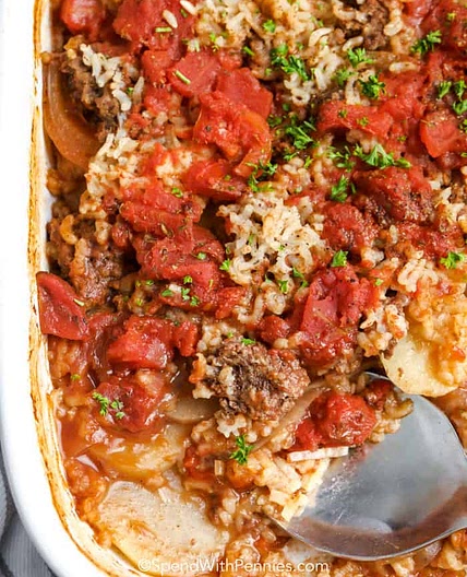 Hamburger Potato Casserole