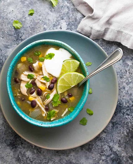 Shortcut Instant Pot Chicken Chile Verde Soup