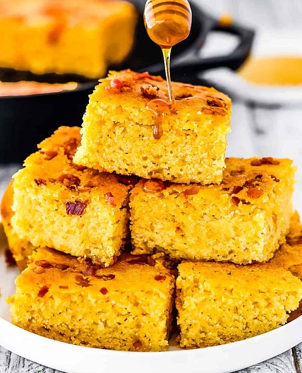 BEST Eggless Cornbread