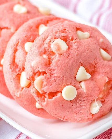 Strawberry Cheesecake Cookies