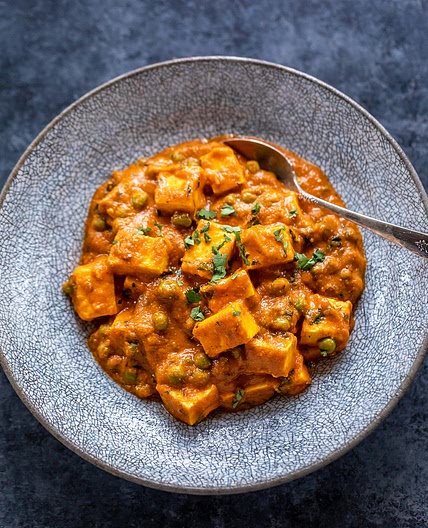 Homemade Matar Paneer (Instant Pot or Stovetop)