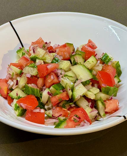 Indian kachumber salad